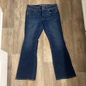 American Eagle high rise kick boot jean